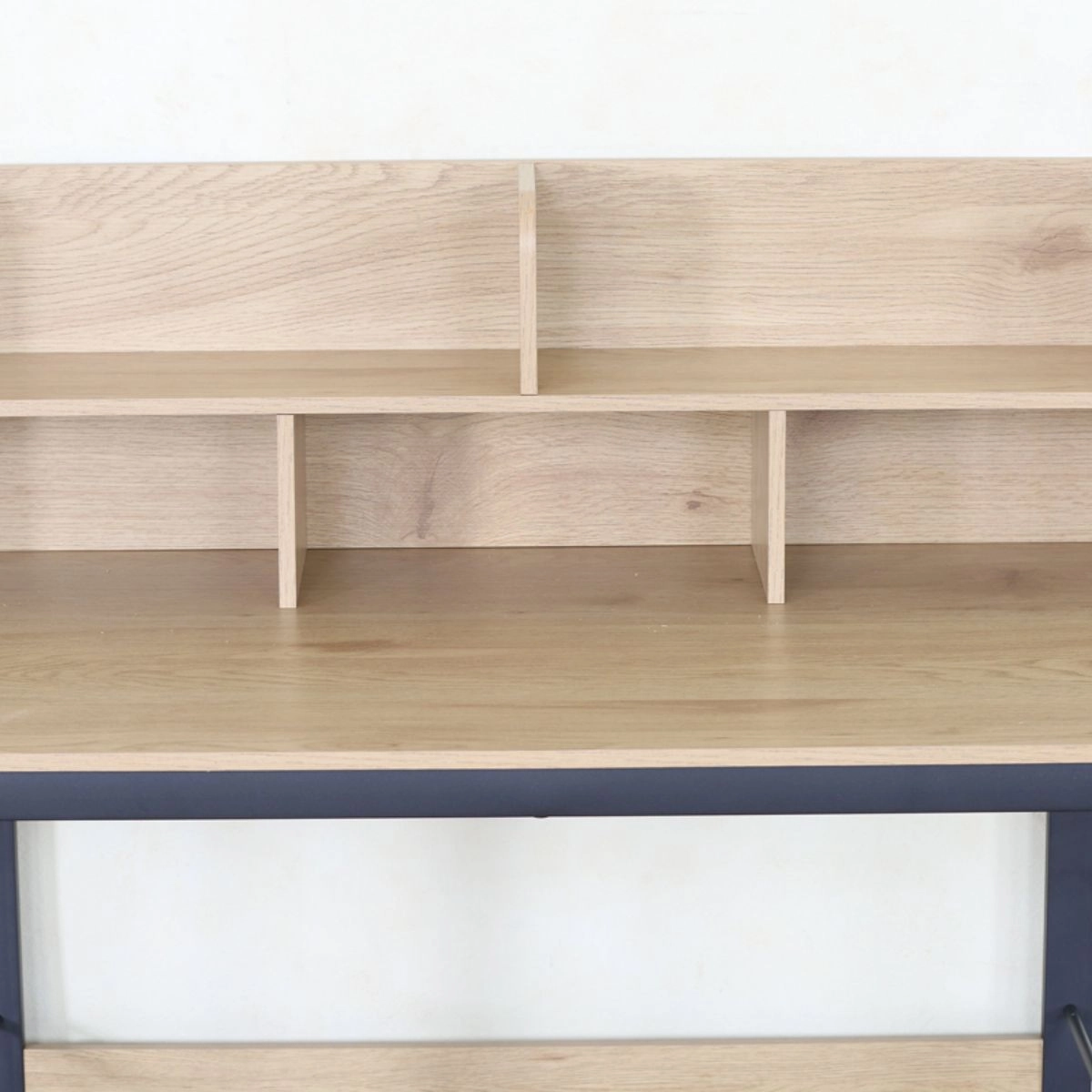 雙層桌上型置物電腦桌