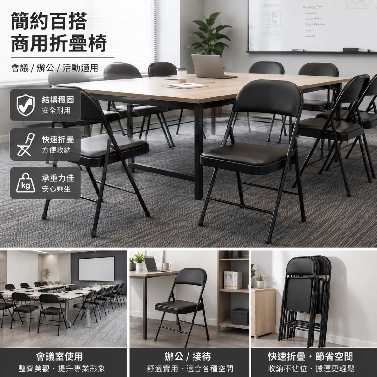會議收納椅